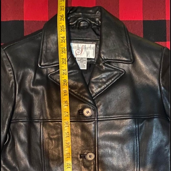 Vintage 90s Genuine Leather Jacket - Picture 6 of 7